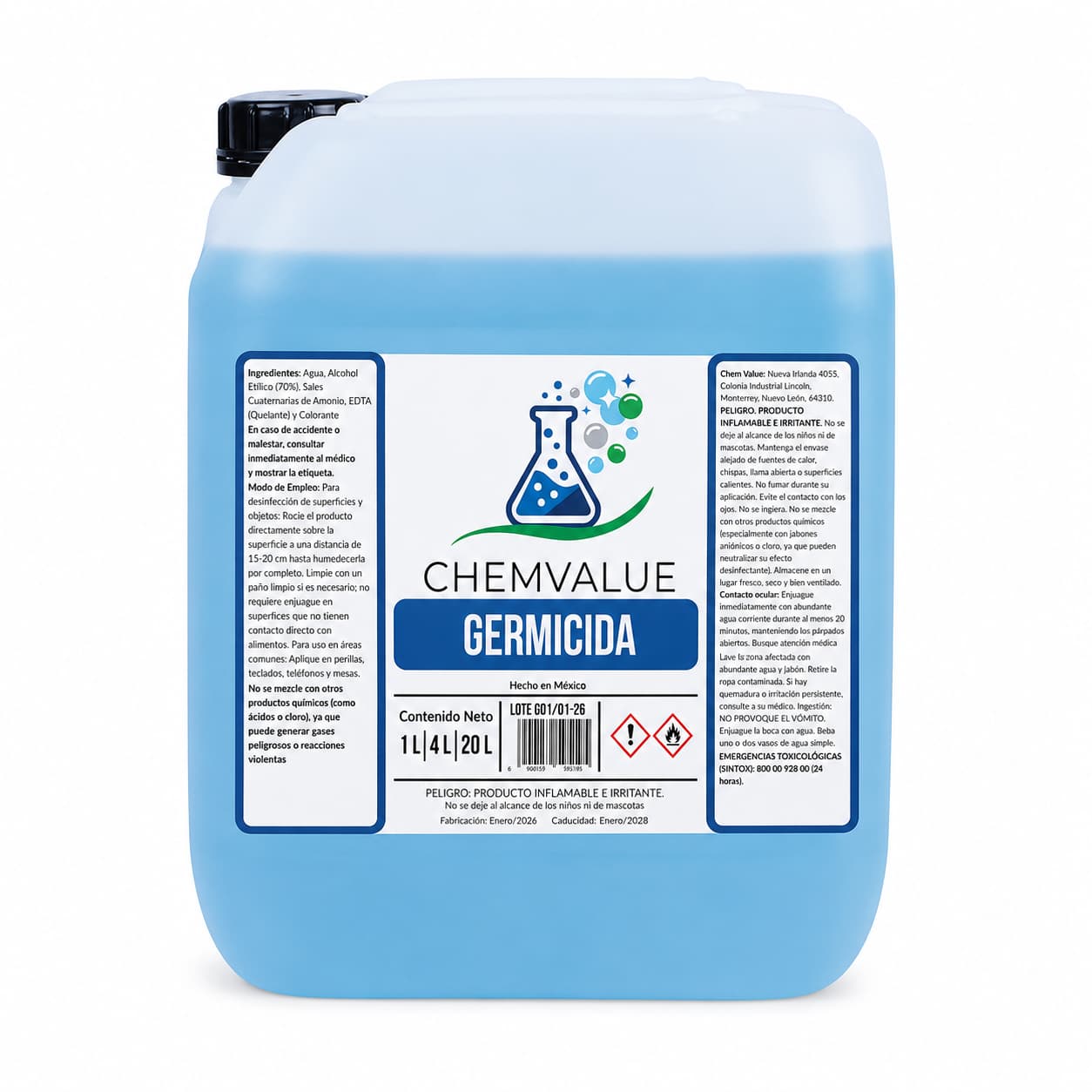 GERMICIDA CHEMVALUE 20LTS